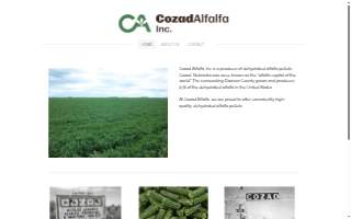 Cozad Alfalfa, Inc. website
