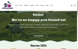 Curious Bird Farm website
