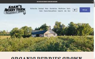Adam's Berry Farm, LLC website
