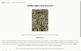 Darren Maum DBA Salvere Farm website