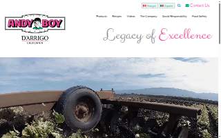 D'Arrigo Bros. Co. of CA website