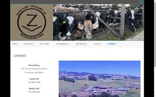 Deniz Dairy website