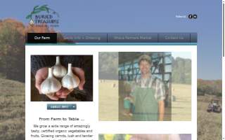 Douglas G. Newman DBA Buried Treasures Organic Farm website