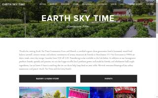 Earth Sky Time Farm LLC website