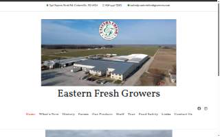Eastern Fresh Growers, Inc. dba dba Jersey Legacy Farms website