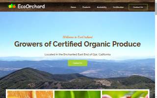 EcoOrchard LLC dba Ojai Organic Orchard website