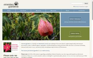 Emerisa Gardens, Inc. website