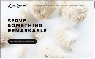 Empire Medicinals, Inc. DBA Leep Foods website
