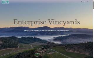 Enterprise Vineyards website