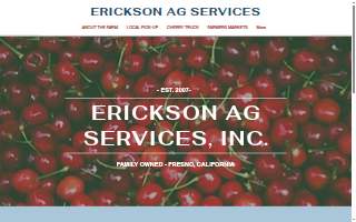 Erickson Ag Services, Inc. website