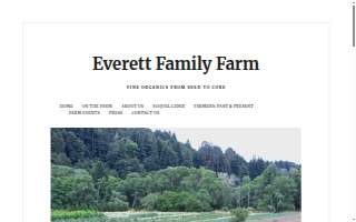 Everett Family Farm website