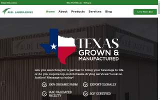 Aloe Laboratories, Inc. website