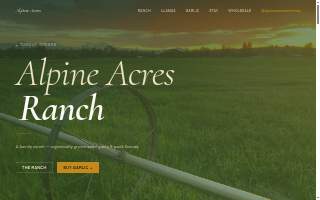 Alpine Acres Ranch website