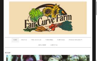 Fair Curve Farm website