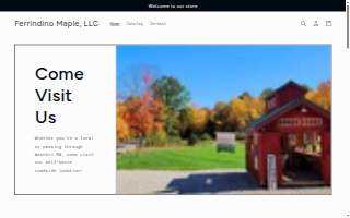 Ferrindino Maple LLC website