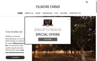 Fillmore Farms website