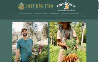 First Rain Farm website