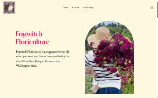 Fog Witch Floriculture website