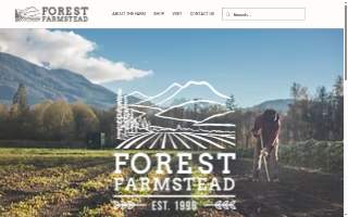 Forest Farmstead website