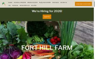 Fort Hill Farm LLC website