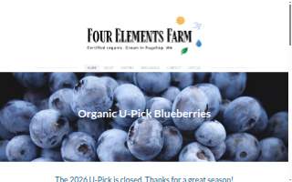 Four Elements Farm website