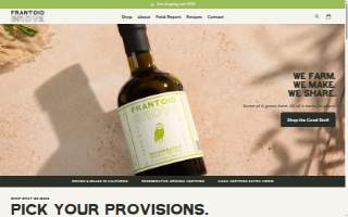 Frantoio Grove website
