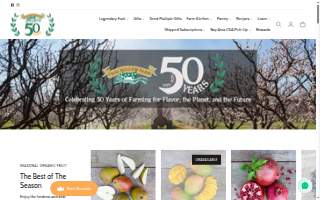 Frog Hollow Farms website