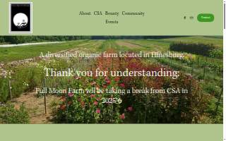 Full Moon Farm, Inc DBA N/A website