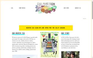 Full Plate Farm website