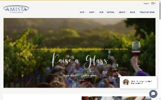 Amista's Morningsong Vineyard website