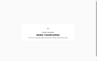 Golden Vineyards, LLC website