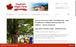 Goodrich's Maple Farm LLC DBA N/A website