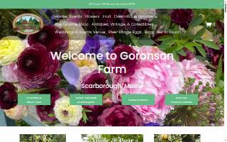 Goronson Farm website