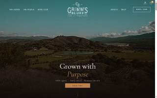 Grimm Estates LLC dba Grimm's Bluff website