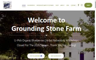 Grounding Stone Farm website