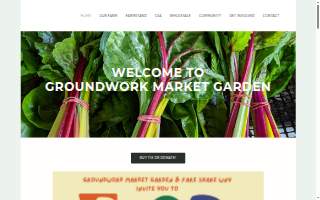 Groundwork Market Garden website