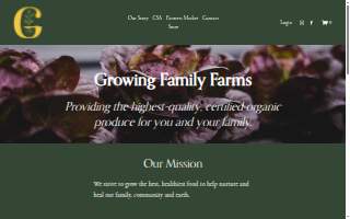 Growing Family Farms, LLC website