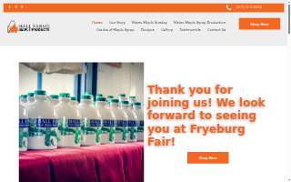 Hall Farms LLC website
