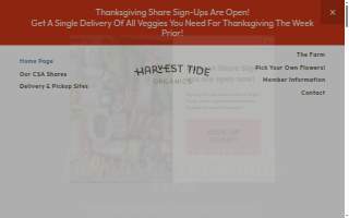 Harvest Tide Organics, LLC website