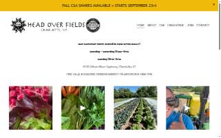 Head Over Fields LLC website