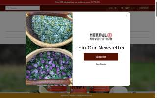 Herbal Revolution Farm and Apothecary website
