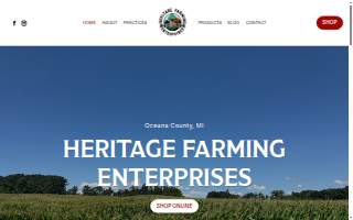 Heritage Farming Enterprises, LLC website