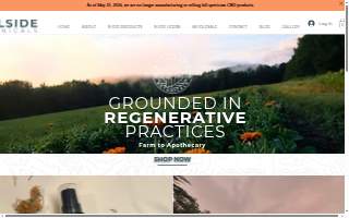 Hillside Lane Hemp LLC DBA Hillside Botanicals website