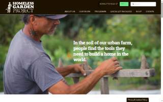Homeless Garden Project (The) website