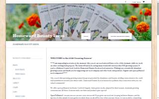 Homeward Bounty Farm website