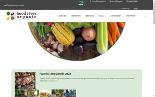 Hood River Organic Inc. website