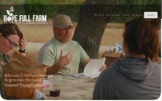 Hope Full Farm website