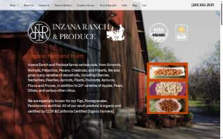 Inzana Ranch & Produce website