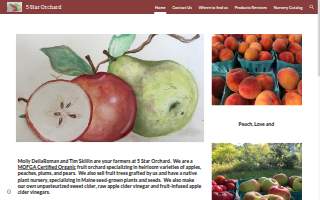 5 Star Nursery and Orchard website