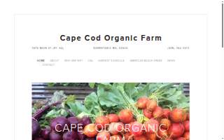 J. Timothy Friary - Cape Cod Organic Farm website